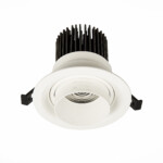 ST701.548.12 Св-к встр. Zoom Белый LED 1*12W 4000K 960Lm Ra90 15°-60° IP20 D115xH95 170-240V Встраиваемые светильники — изображение 3