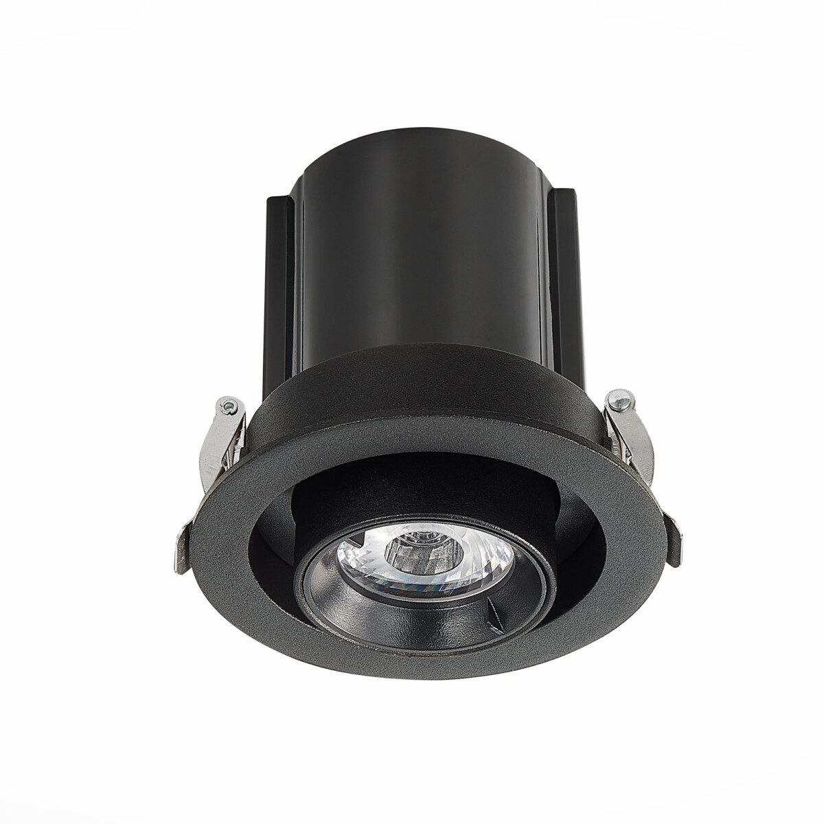 ST702.338.12 Св-к встр. Черный LED 1*12W 3000K 900Lm Ra80 24° IP20 D90xH92 180-240V Встраиваемые светильники — изображение 3