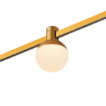 ST815.206.05 Магнитный трековый светильник FARM Золотистый LED 1*5W 3000K 89Lm Ra90 120 IP20 D75xH10 FARM — изображение 2