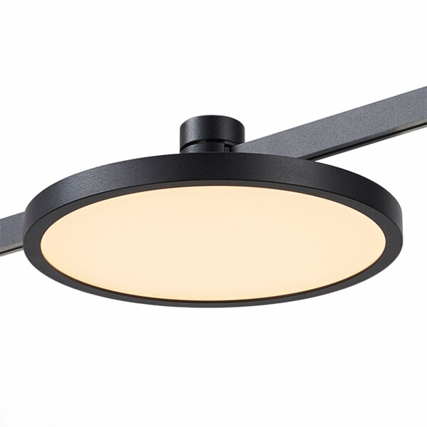 ST818.406.12 Магнитный трековый светильник FARM Черный LED 1*10W 3000K 500Lm Ra80 120 IP20 D168xH54 FARM