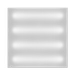 STP-A-1001-P-36-65K-40-A Св-к ДВО ST Luce STANDART IP40 595*595*40 мм 36Вт 4200лм 6500К призма(Армст Коммерческое освещение — изображение 2