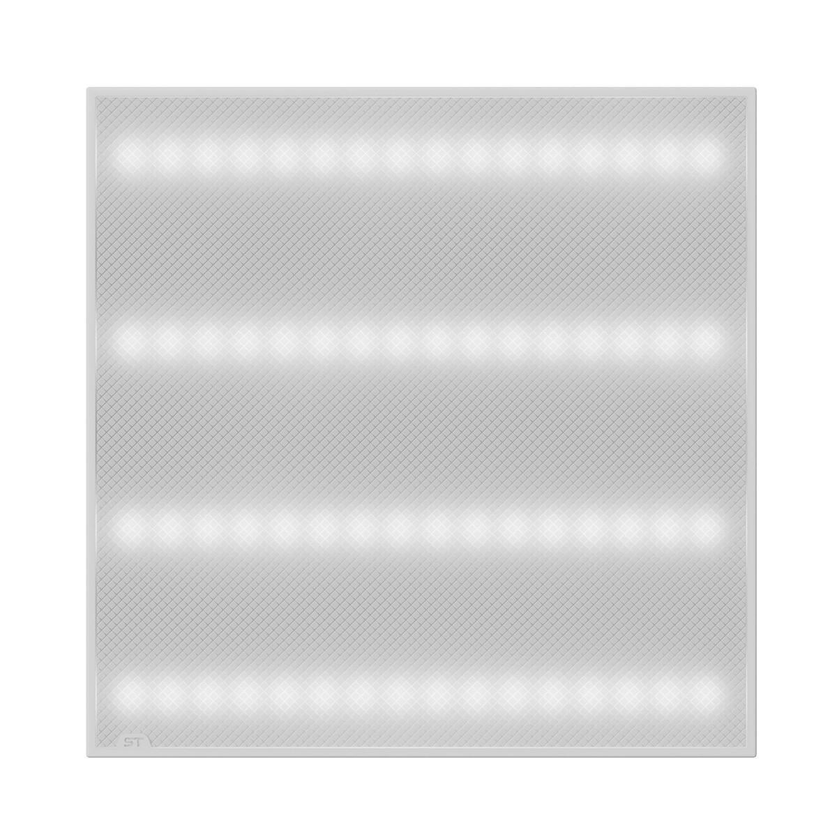STP-A-1009-P-36-65K-40 Светильник ДВО ST Luce STANDART IP40 595*595*19 мм 36Вт 4200лм 6500К призма ( Коммерческое освещение — изображение 2