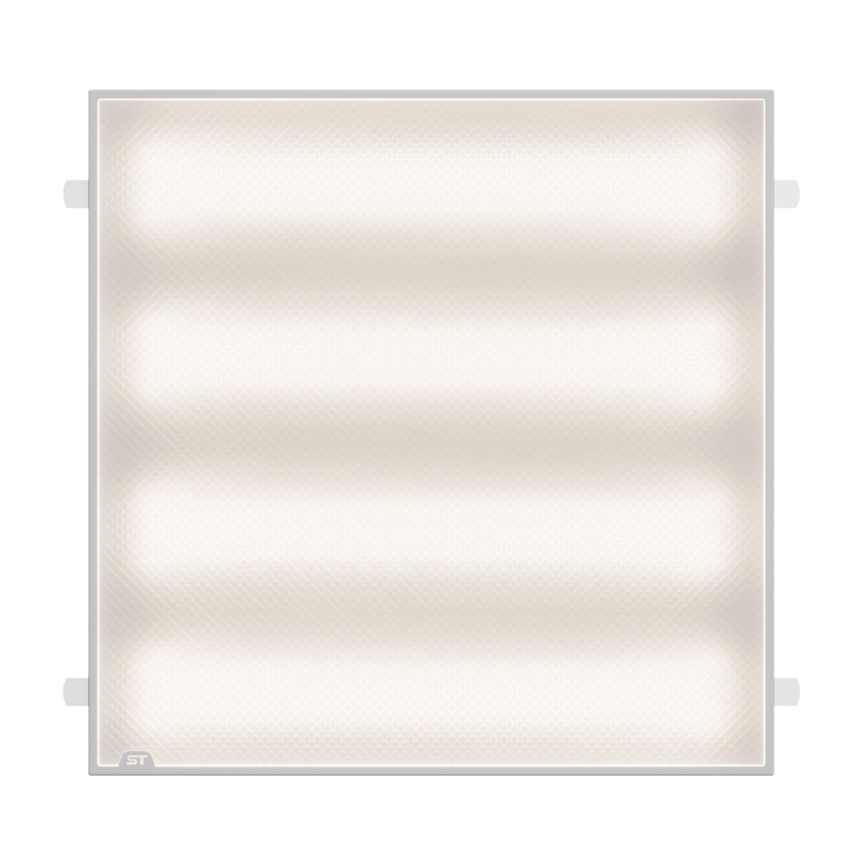 STP-G-1001-P-36-4K-40 Св-к ДВО ST Luce STANDART IP40 590*590*40мм 36Вт 4200лм 4000К призма(Грильято) Коммерческое освещение — изображение 2