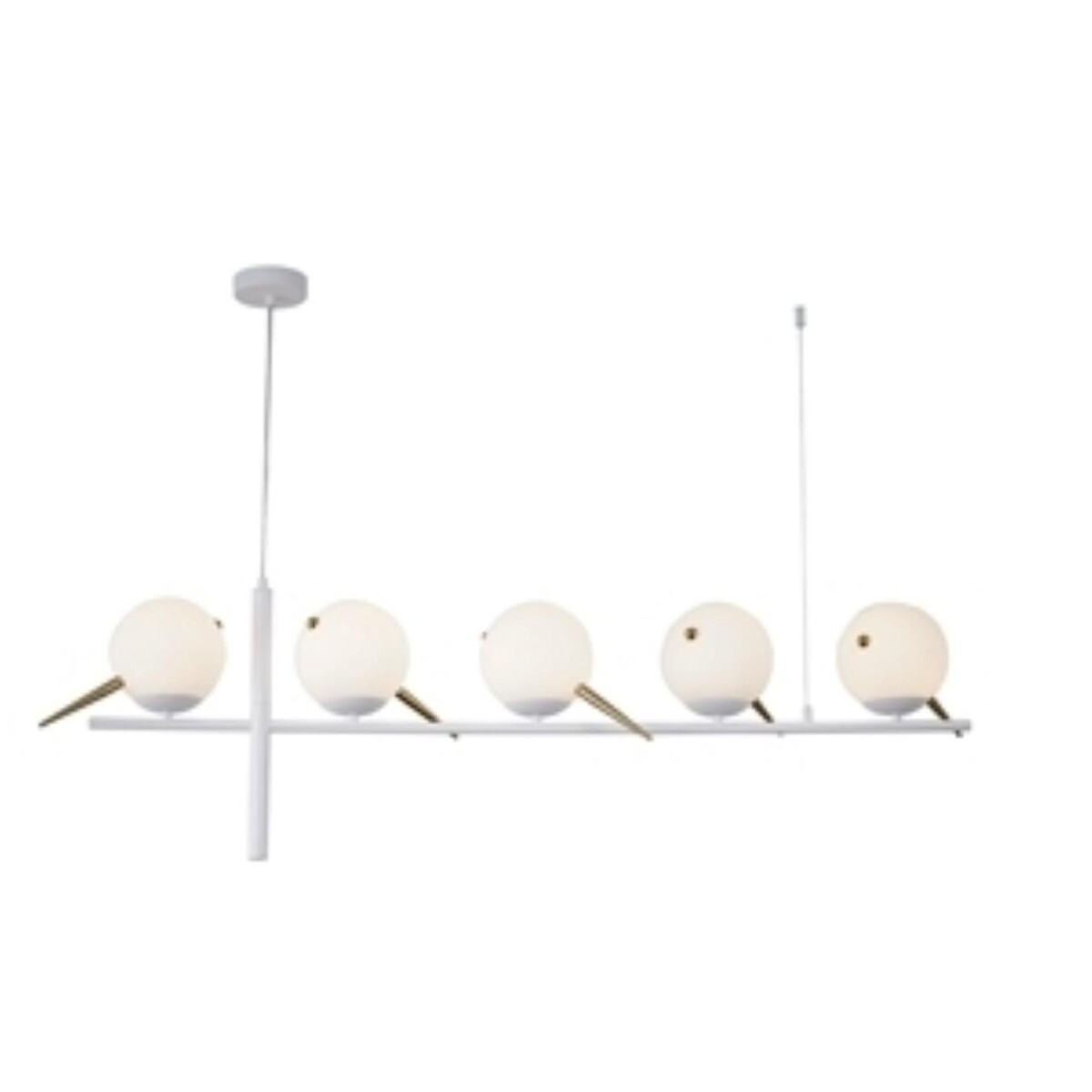 4107-5P, подвесная люстра, L1160xW150xH800/1200, 5xE27x60W, excluded — изображение 1