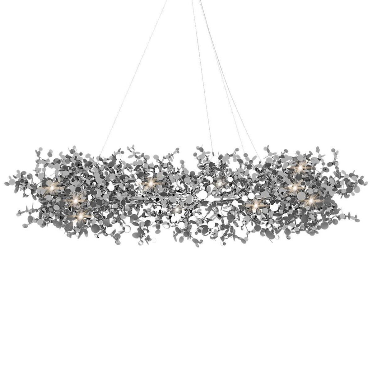 в наличии 10101/1000 Chrome Подвесная люстра LOFT IT Spark - купить в интернет-магазине Светильники Торг