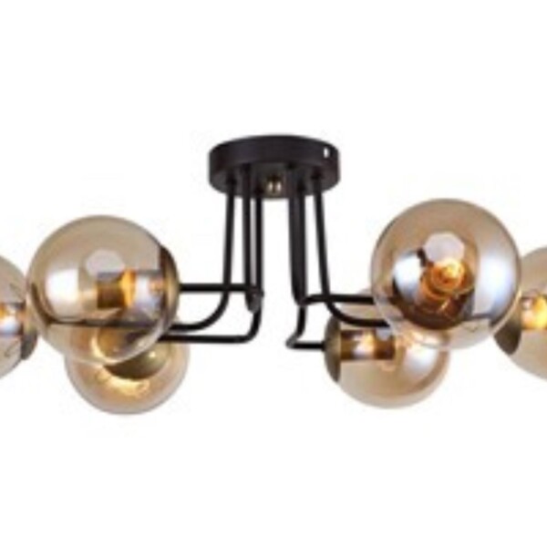 2344-6U, потолочный светильник, L600xW480xH220, 6xE14x40W, excluded