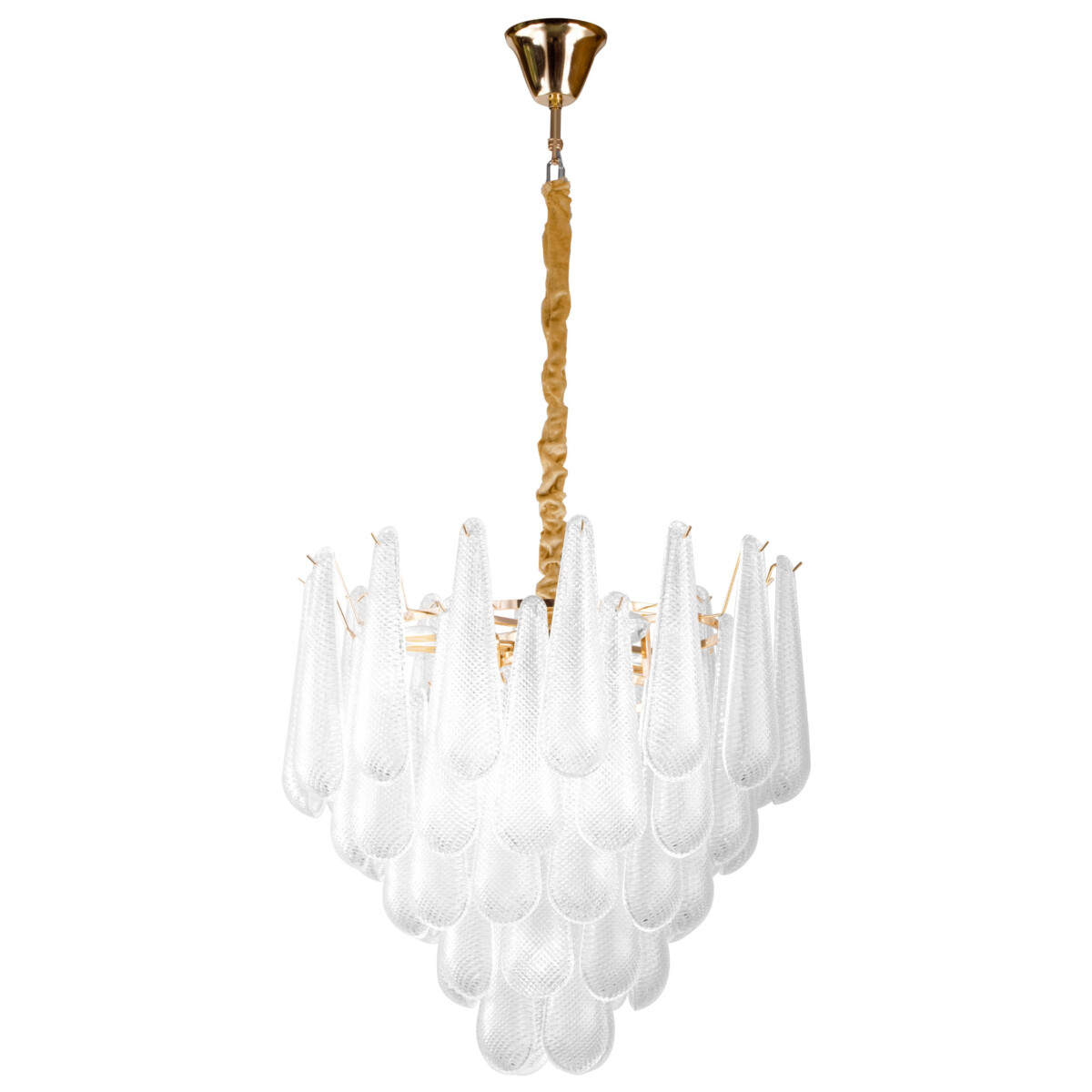 799102 (2КОР!) Люстра RETRO II 10х6W(led) E14 ЗОЛОТО/ПРОЗРАЧНЫЙ — изображение 1