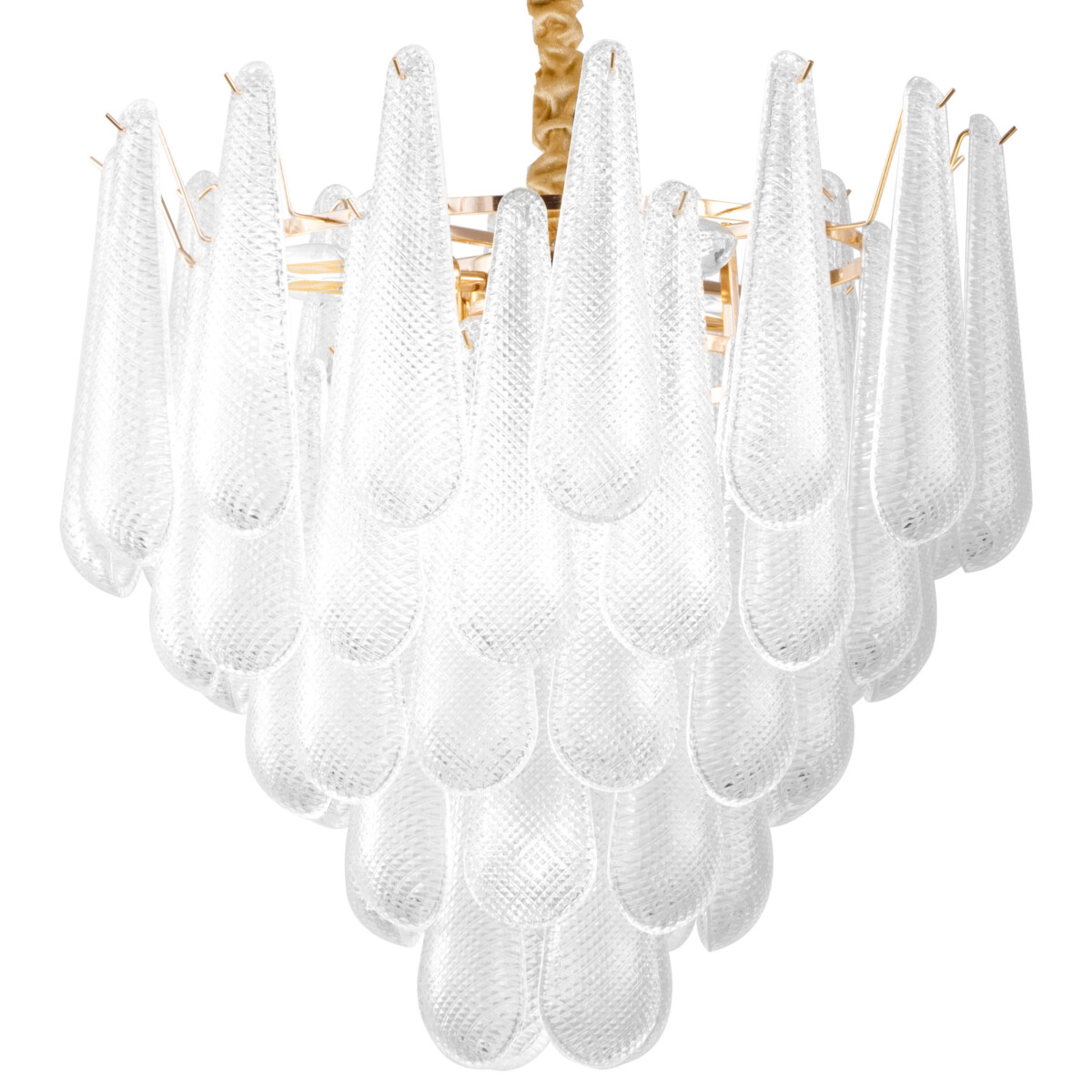 799102 (2КОР!) Люстра RETRO II 10х6W(led) E14 ЗОЛОТО/ПРОЗРАЧНЫЙ — изображение 3