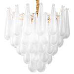 799102 (2КОР!) Люстра RETRO II 10х6W(led) E14 ЗОЛОТО/ПРОЗРАЧНЫЙ — изображение 3