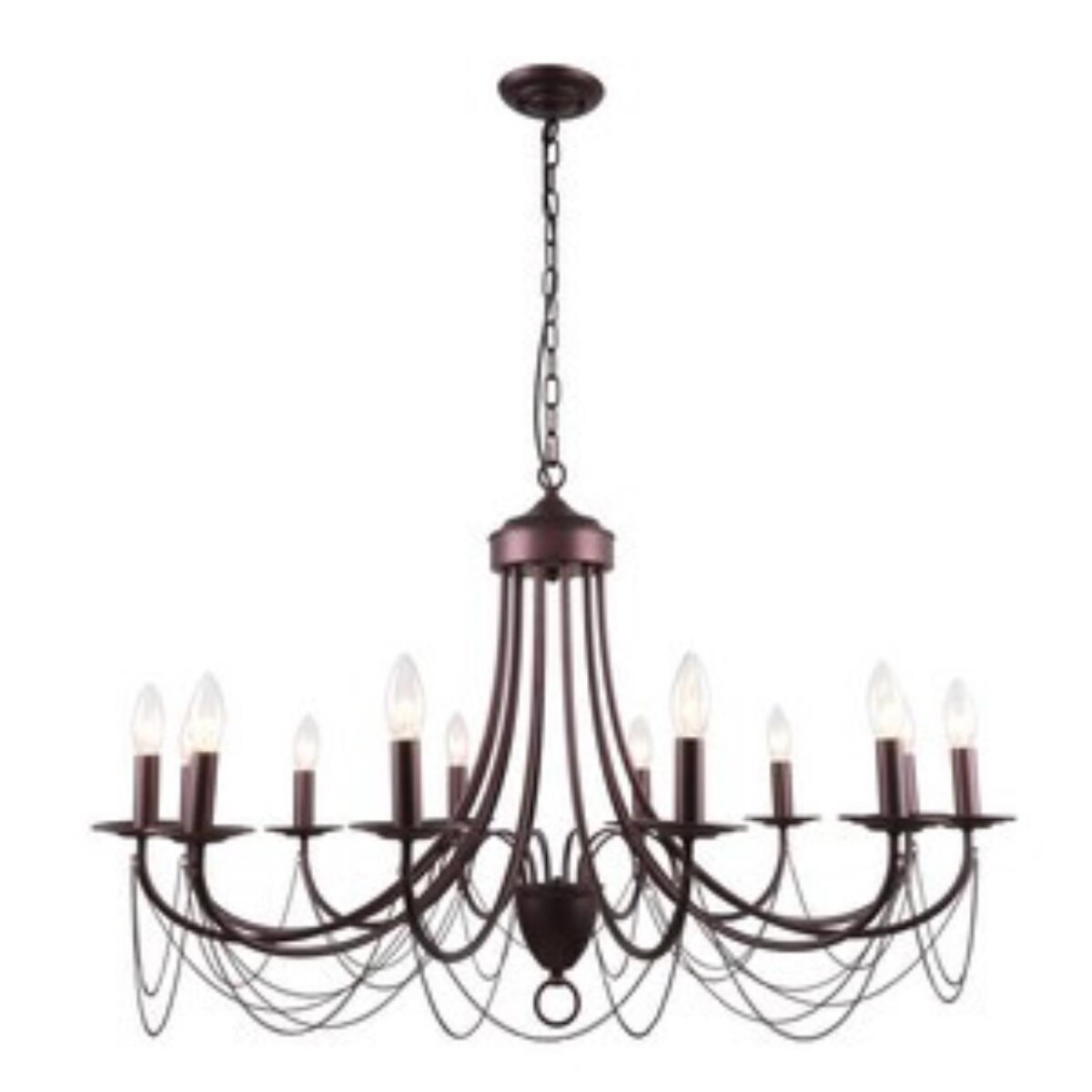 2590-12P, подвесная люстра, D960xH580/2080, 12xE14x40W, excluded — изображение 1