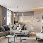 5416/26WL L-VISION ODL_EX23 145 хром/разноцветный металл/стекло Бра LED 26W 4000K CARAMELLA