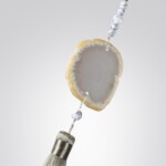 5432/1F MODERN ODL_EX25 089 золотой(под латунь)/стекло/кисточка/агат Торшер E14 1*40W FIOLENT — изображение 7