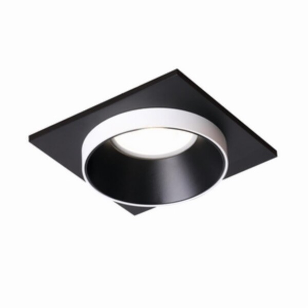 2890-1C, врезной светильник, L95xW95xH40, cutout:D75, 1xGU10LEDx7W, excluded