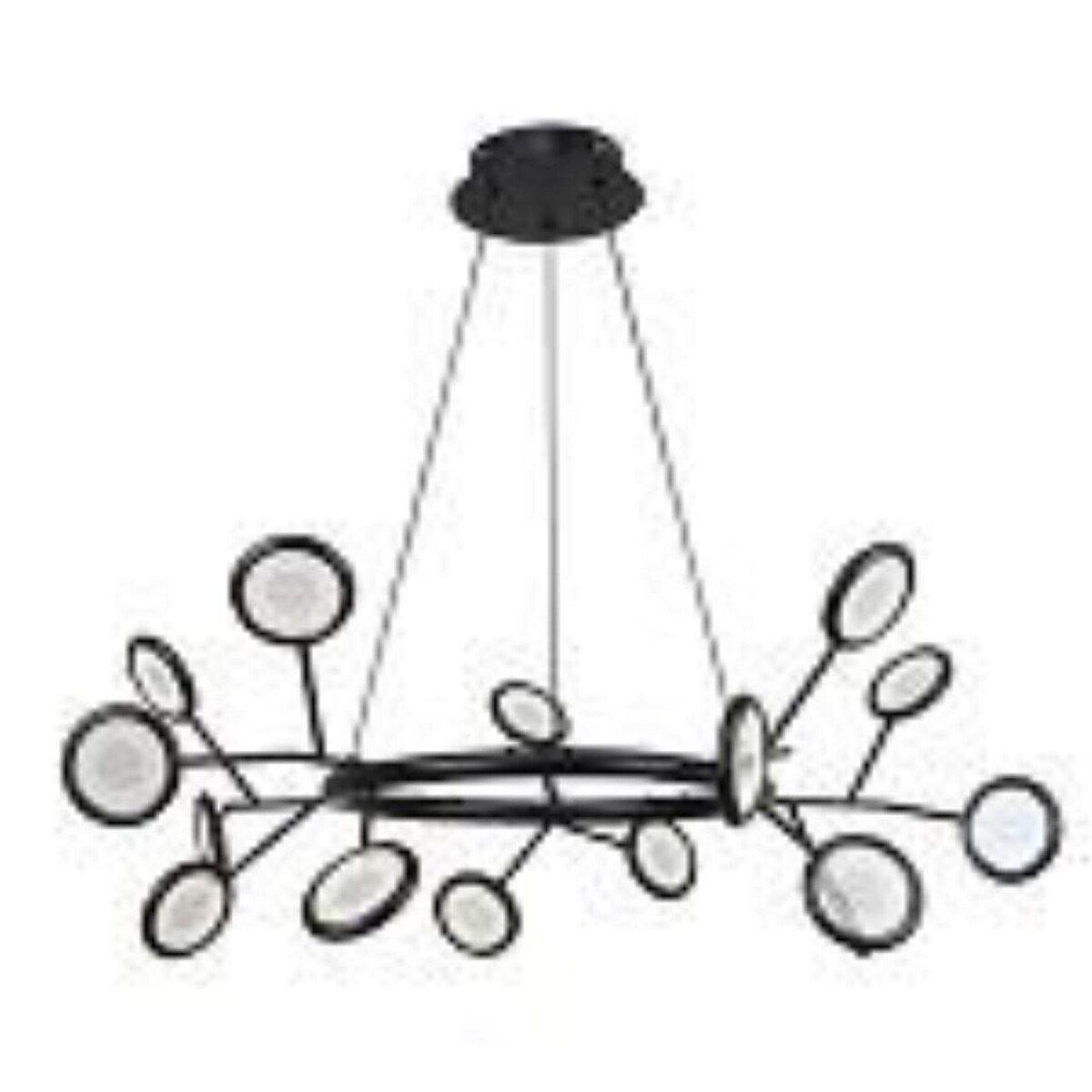 4252-15P, подвесная люстра, D740xH400/1100, 15xLEDx3W, 3825LM, 4000K, included — изображение 1