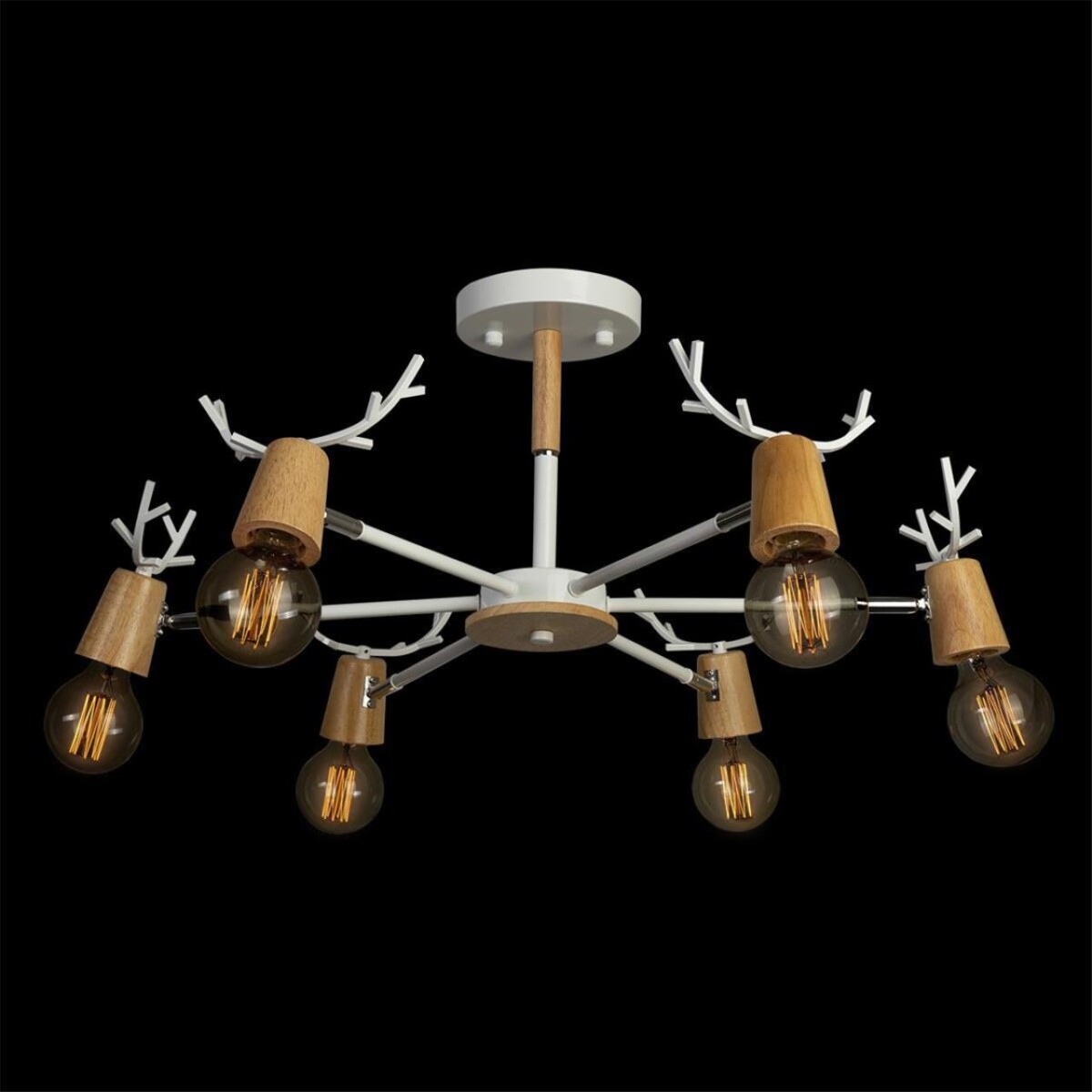 в наличии 10024/6 White Люстра на штанге LOFT IT Sven - купить в интернет-магазине Светильники Торг