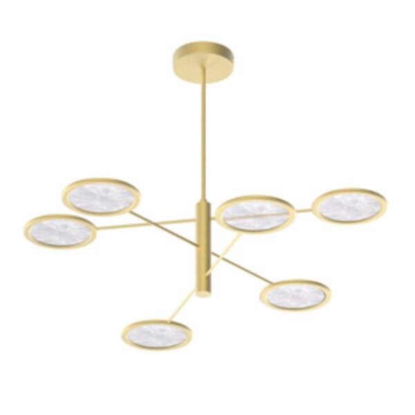 4374-6P, подвесная люстра, D1200xH770, 6xLEDx9W, 3240LM, 4000K, CRI>90, included