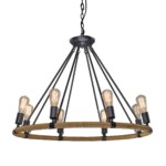 в наличии LOFT1861/8 Подвесная люстра LOFT IT Rope filament - купить в интернет-магазине Светильники Торг