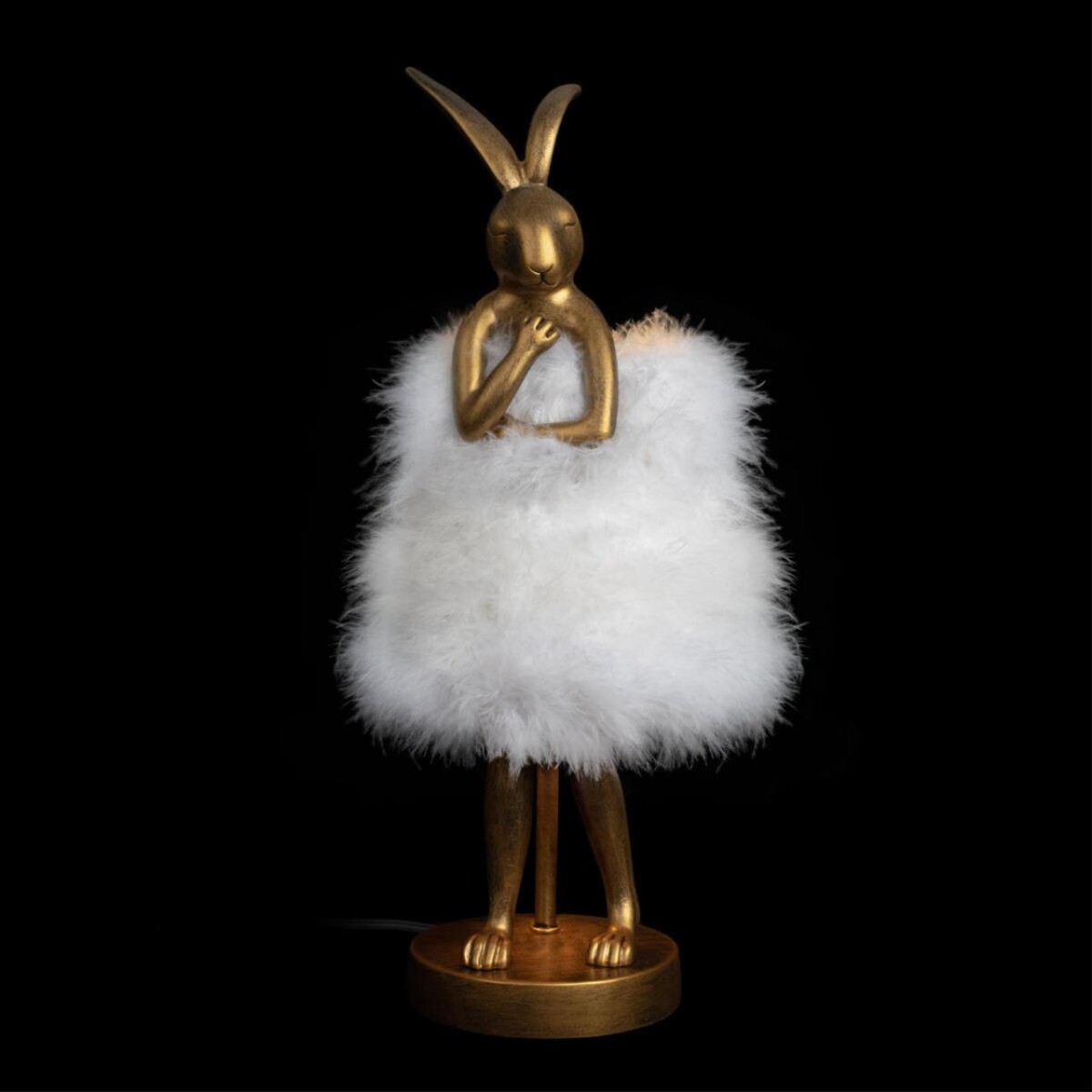 в наличии 10315/A White fluff Настольная лампа LOFT IT Lapine - купить в интернет-магазине Светильники Торг