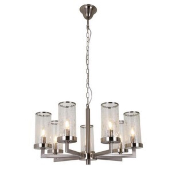 2374-7P, люстра подвесная, D650xH320/1320, 7xE14x40W, excluded