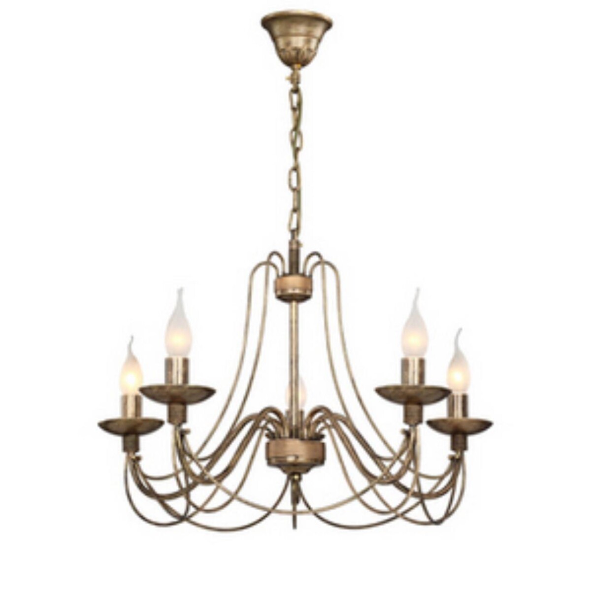 2163-5P, люстра подвесная, D630xH420/970, 5xE14x40W, excluded — изображение 1