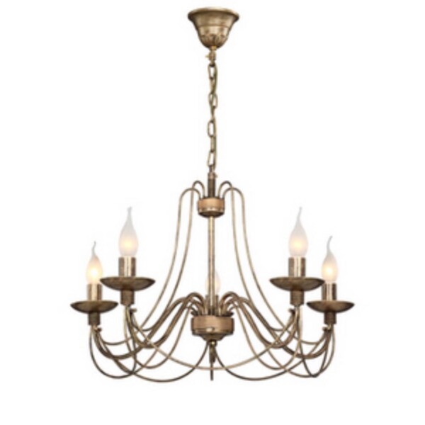 2163-5P, люстра подвесная, D630xH420/970, 5xE14x40W, excluded