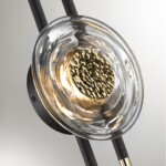 5407/6WL MODERN ODL_EX24 101 черный/золотой/металл/стекло Бра LED 6W 3000K 688Лм MAGNET — изображение 6