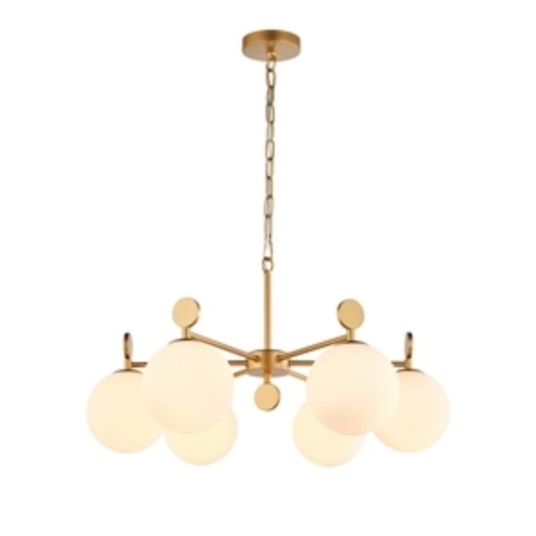 2928-6P, подвесная люстра, D670xH280/1450, 6xE14x40W, excluded