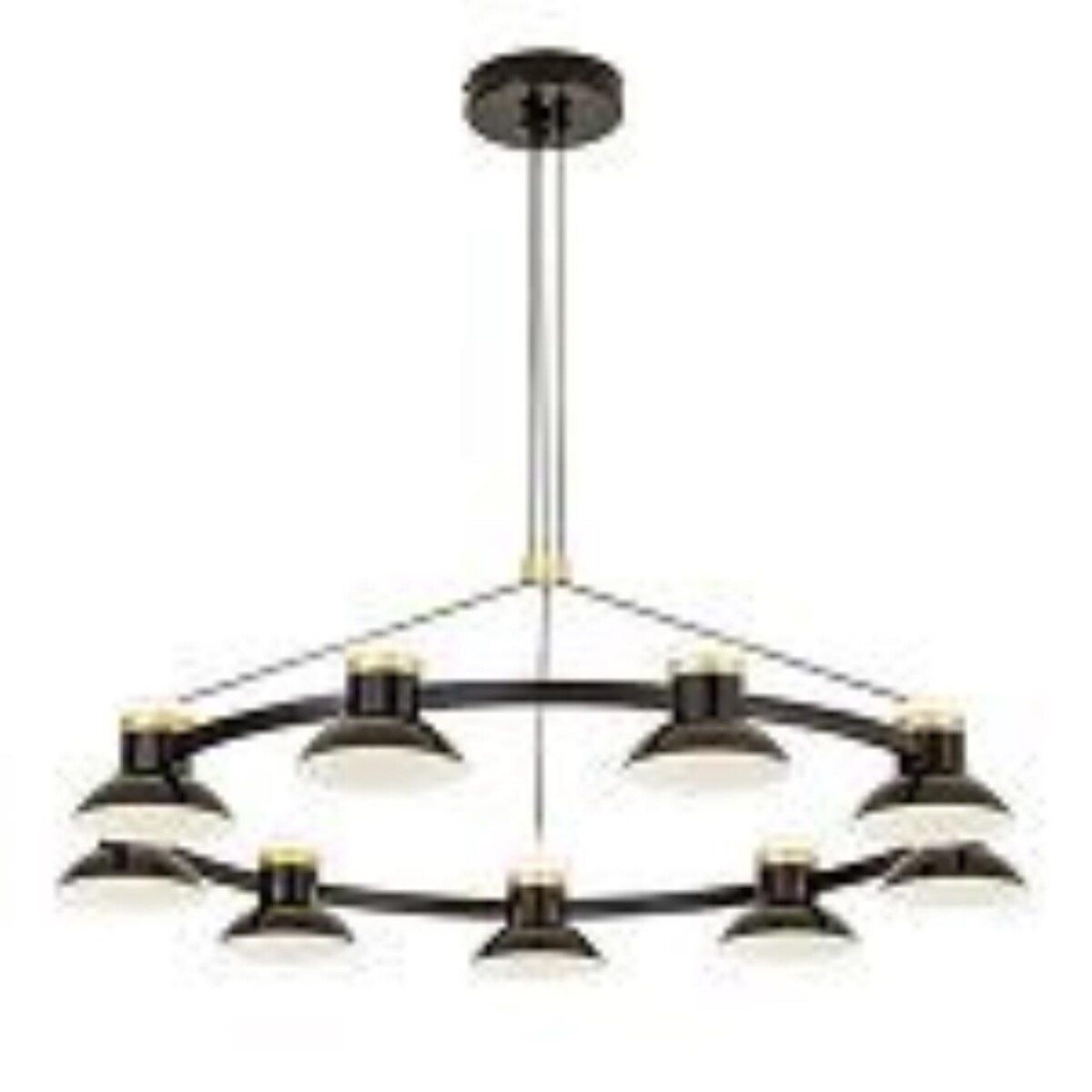 4516-9P, подвесная люстра, D880xH300/1800, 9xLEDx10W, 7200LM, 4000K, included — изображение 1