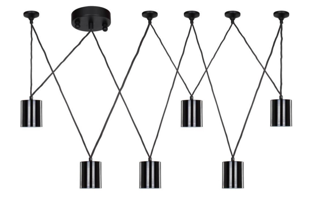 1441-6P, подвесная люстра, D500/1000xH1000, 6xGU10LEDx5W, 2400LM, 3000K, included — изображение 1