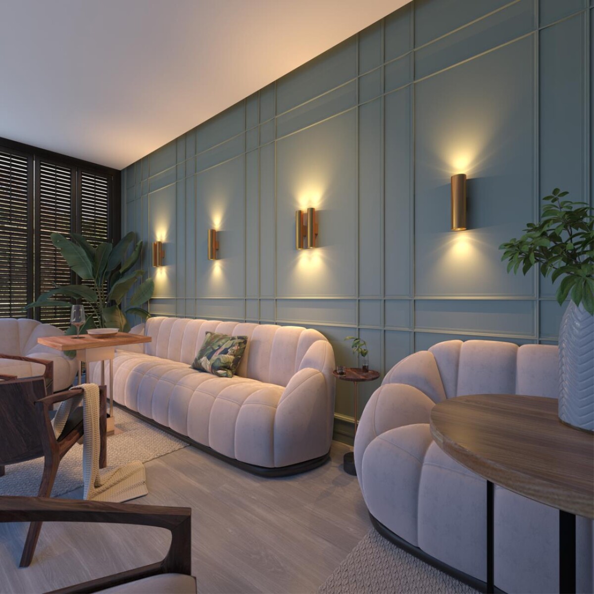 3833/2WB HIGHTECH ODL20 445 золотистый/металл Настенный светильник E27, LED max 7W 220V DARIO — изображение 1