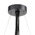 803287 Люстра GLOBO 8х40W E14 ЧЕРНЫЙ МАТОВЫЙ/БЕЛЫЙ — изображение 2