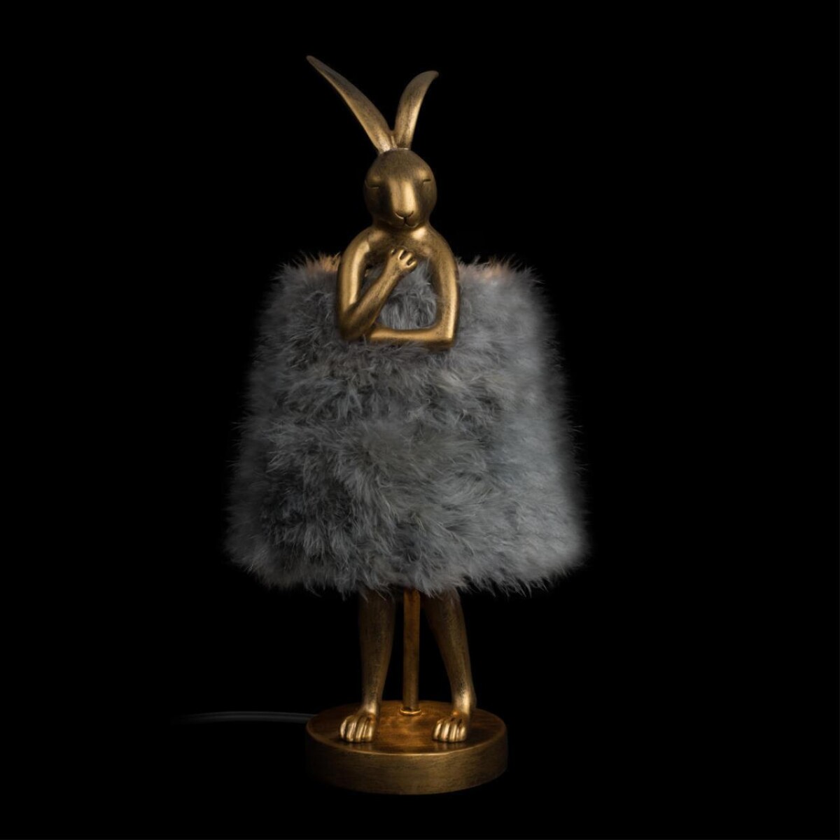 в наличии 10315/A Grey fluff Настольная лампа LOFT IT Lapine - купить в интернет-магазине Светильники Торг