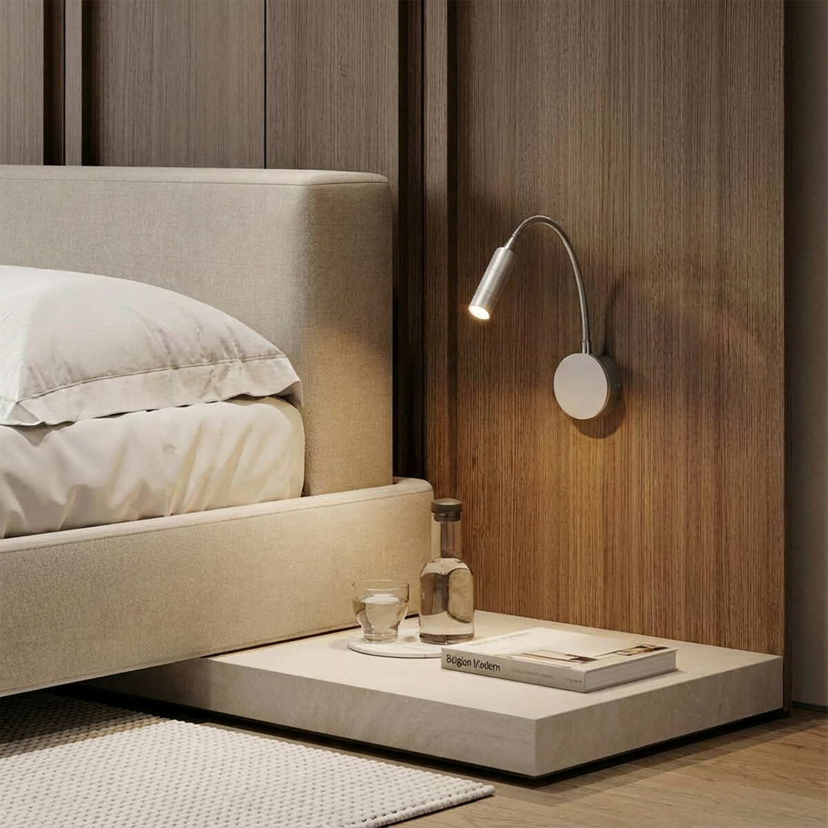 200134 Бра OMEGA LED 3W 145LM G АЛЮМИНИЙ 3000K — изображение 5