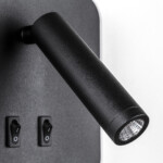 808667 Светильник настенный MURO LED 10W+3W 730LM+120LM G ЧЕРНЫЙ 3000K — изображение 3