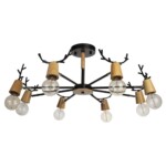 в наличии 10024/8 Black Люстра на штанге LOFT IT Sven - купить в интернет-магазине Светильники Торг