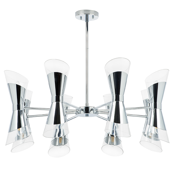 817164 Люстра STRATO 16х40W E14 ХРОМ