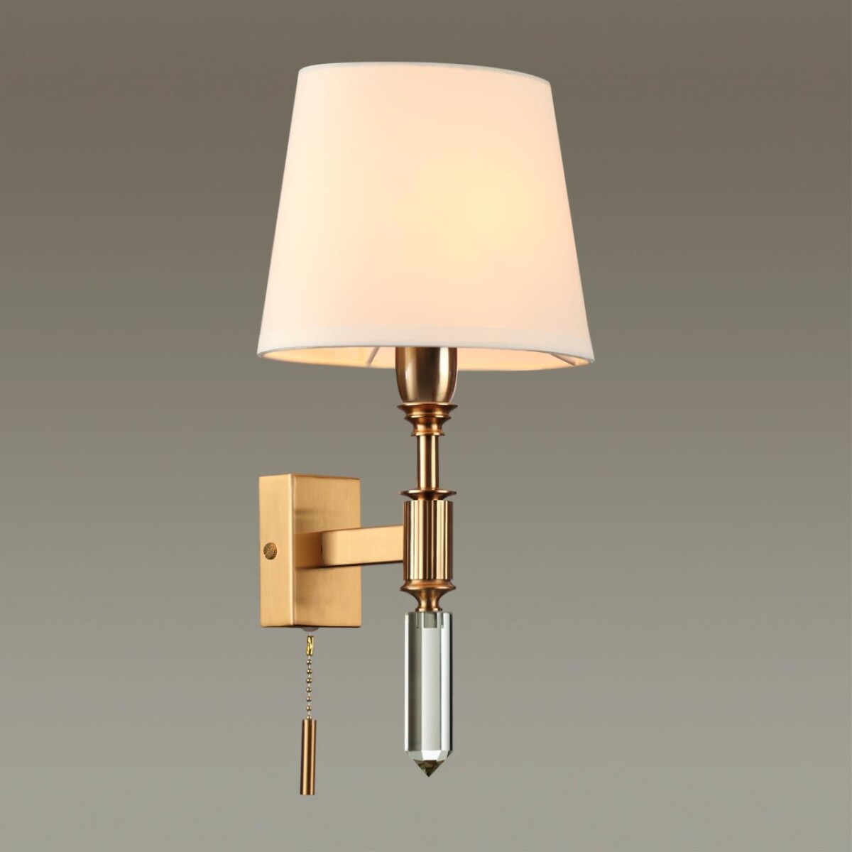 4894/1W MODERN ODL_EX22 161 бронзовый/белый/ткань Бра с выкл. E14 1*40W LONDON — изображение 4