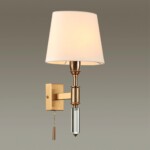 4894/1W MODERN ODL_EX22 161 бронзовый/белый/ткань Бра с выкл. E14 1*40W LONDON — изображение 4