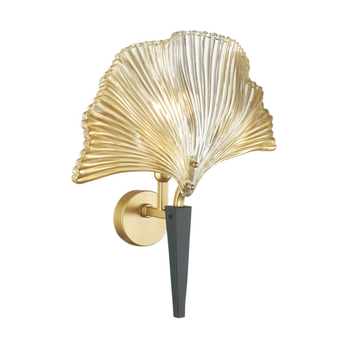 4870/1W HALL ODL_EX22 149 золотой/чёрный/стекло Бра E14 1*40W VENTAGLIO — изображение 3