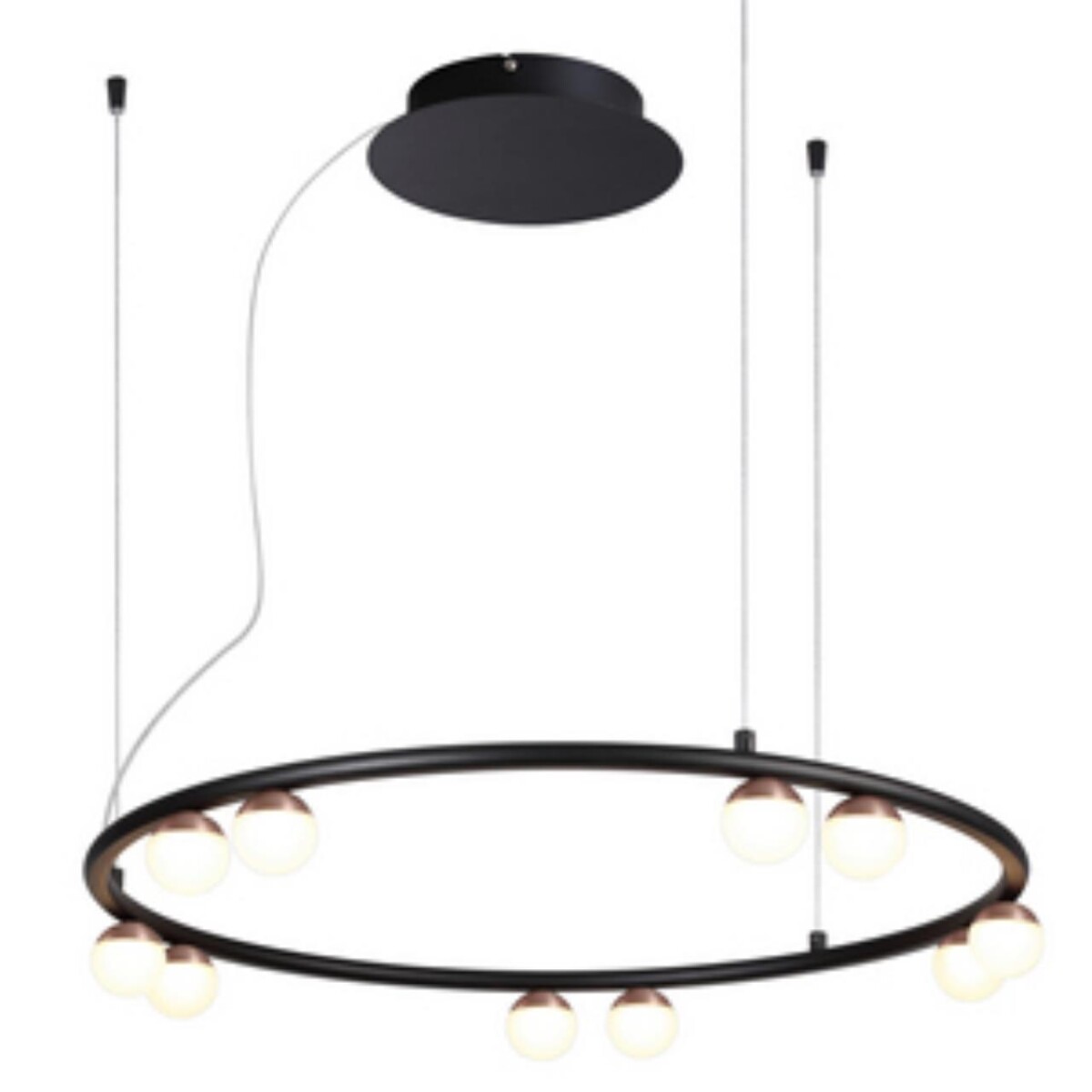 4320-10P, подвесная люстра, D590xH120/1710, LEDx36W, 3200LM, 4000K, CRI>90, included — изображение 1