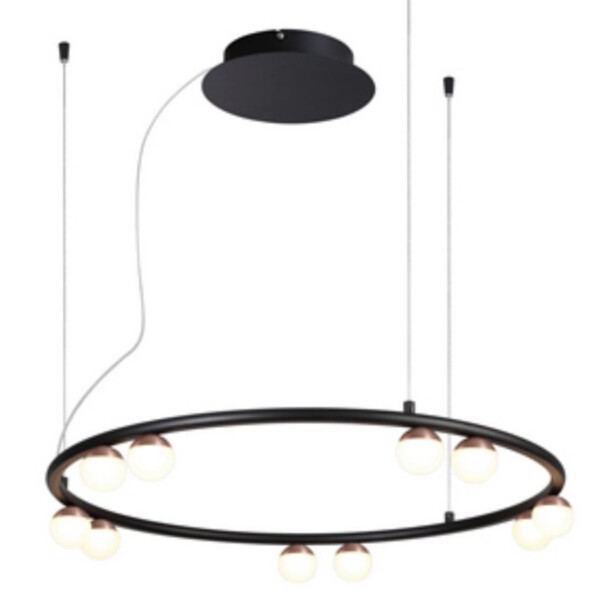 4320-10P, подвесная люстра, D590xH120/1710, LEDx36W, 3200LM, 4000K, CRI>90, included