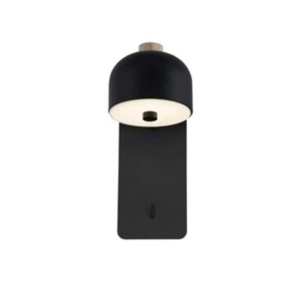 2833-1W, настенный светильник, D165xW95xH210, LEDx5W, 650LM, 3000K, included, switch