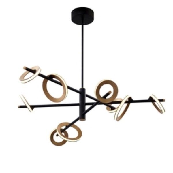 4322-9P, подвесная люстра, D1020xH560/1460, 3xLEDx7W + 6xLEDx5W, 4080LM, 4000K, included