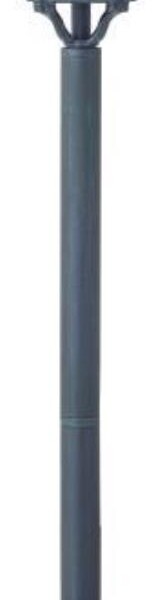 1806-1F, уличный светильник, W170*H1140, 1xE27x100W, IP44, excluded