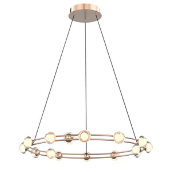 4382-15P, подвесная люстра, D750xH1880, 15xLEDx3.6W, 3850LM, 4000K, CRI>90, included