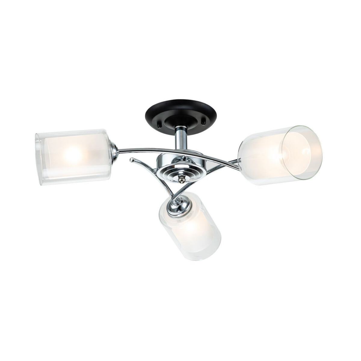 Escada 1170/3P E27*60W Chrome/Black — изображение 1