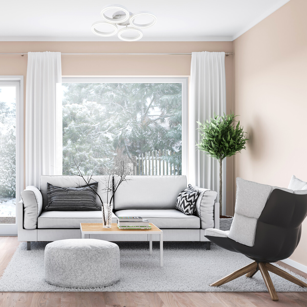 Escada 10282/4 LED*60W White — изображение 6