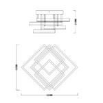 Escada 10229/4 LED*120W Black — изображение 7