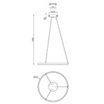 Escada 10254/1 LED*43W Silver APP — изображение 7