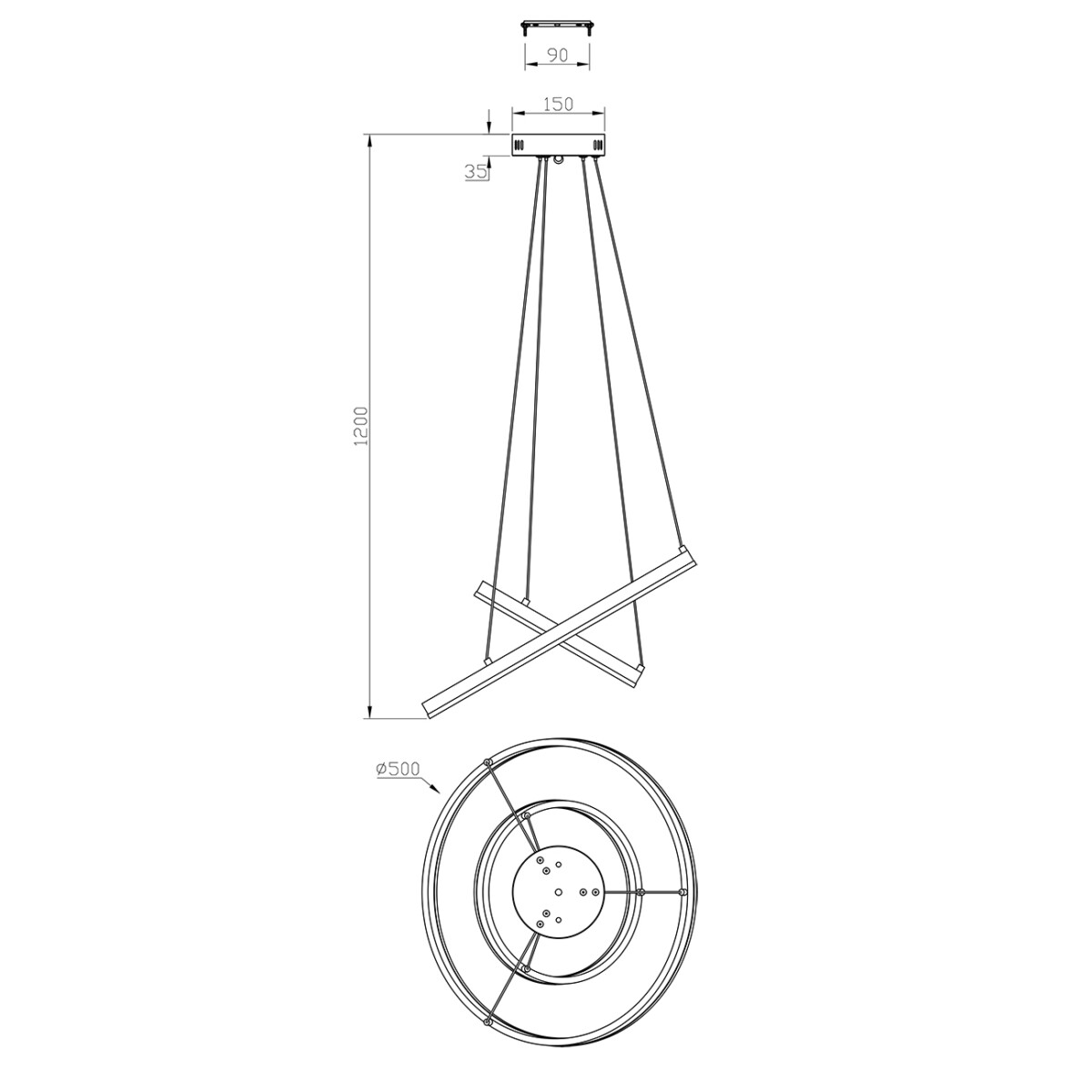 Escada 10254/2 LED*66W Black APP — изображение 7